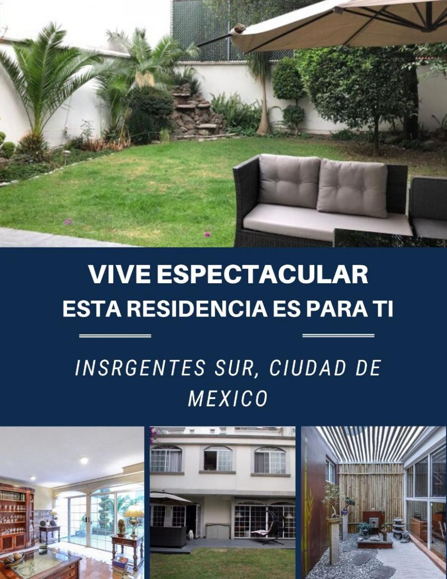 VIVE ESPECTACULAR AL SUR DE LA CIUDAD DE MEXICO, ESTA ES TU RESIDENCIA