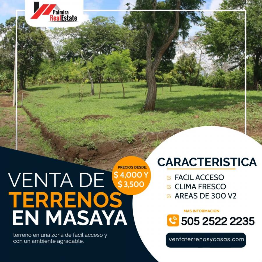 Foto Terreno en Venta en Masaya, Masaya - U$D 3.500 - TEV879 - BienesOnLine