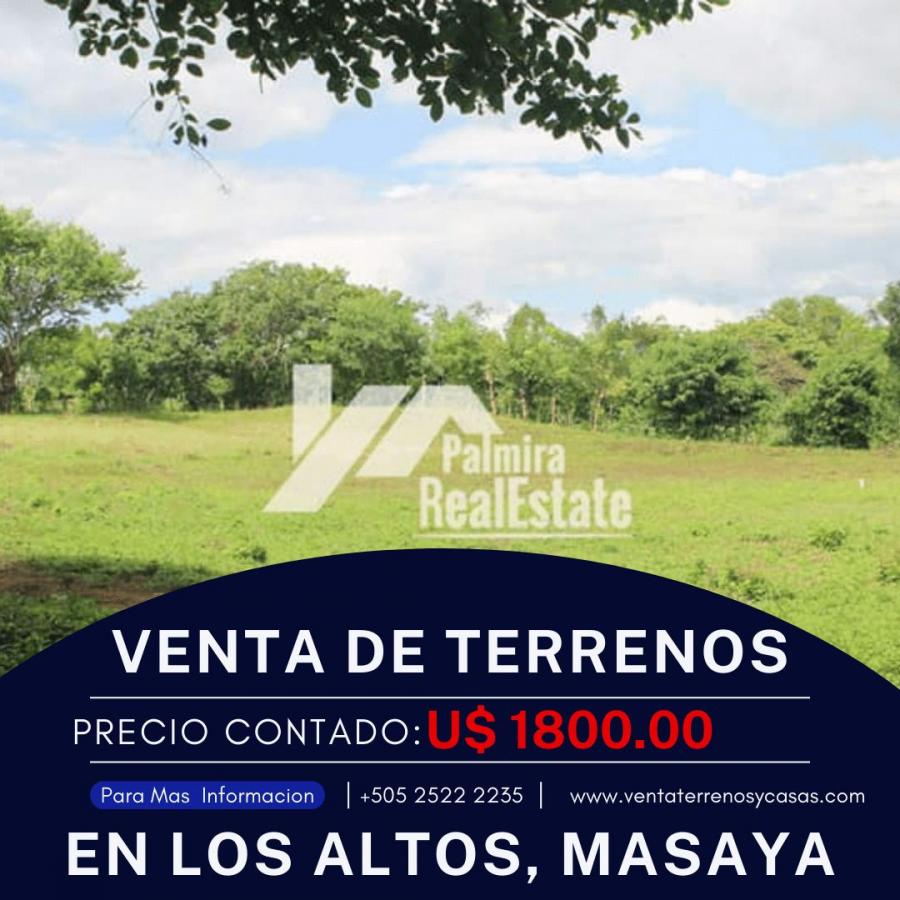 Foto Terreno en Venta en Masaya, Masaya - U$D 1.800 - TEV990 - BienesOnLine