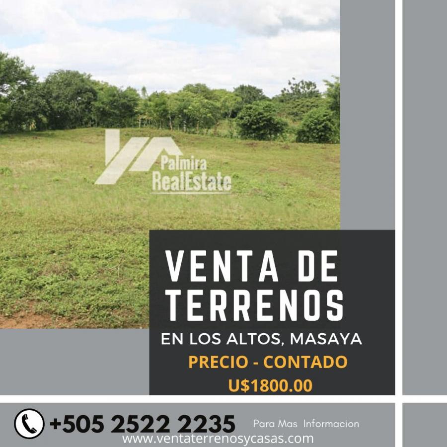 Foto Terreno en Venta en Masaya, Masaya - U$D 1.800 - TEV993 - BienesOnLine