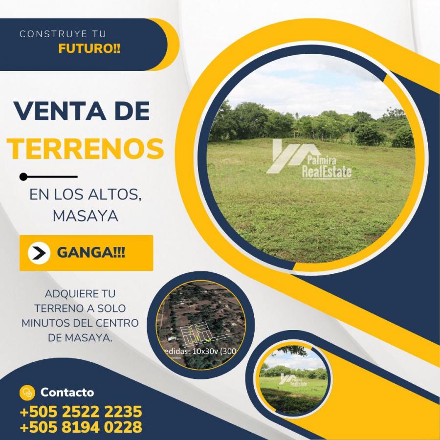 Foto Terreno en Venta en Masaya, Masaya - U$D 1.800 - TEV994 - BienesOnLine