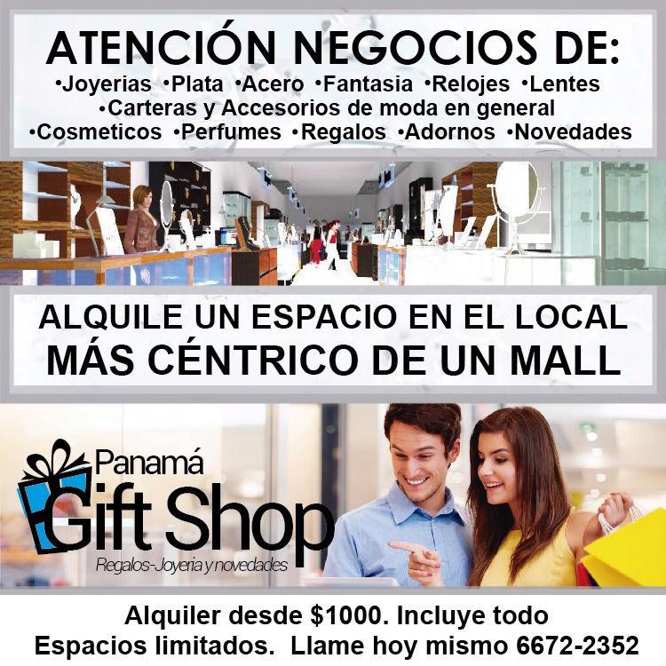 Panama Gift Shop un espacio para su negocio en el local más céntrico de un Mall