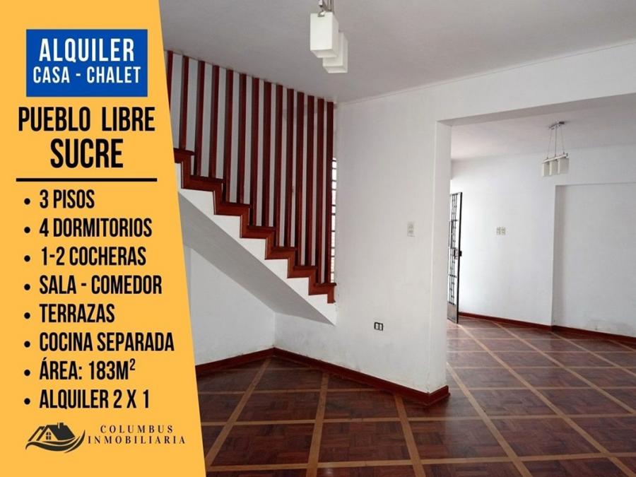 Foto Casa en Alquiler en Pueblo Libre, Magdalena Vieja, Lima - S/. 4.500 - CAA39943 - BienesOnLine