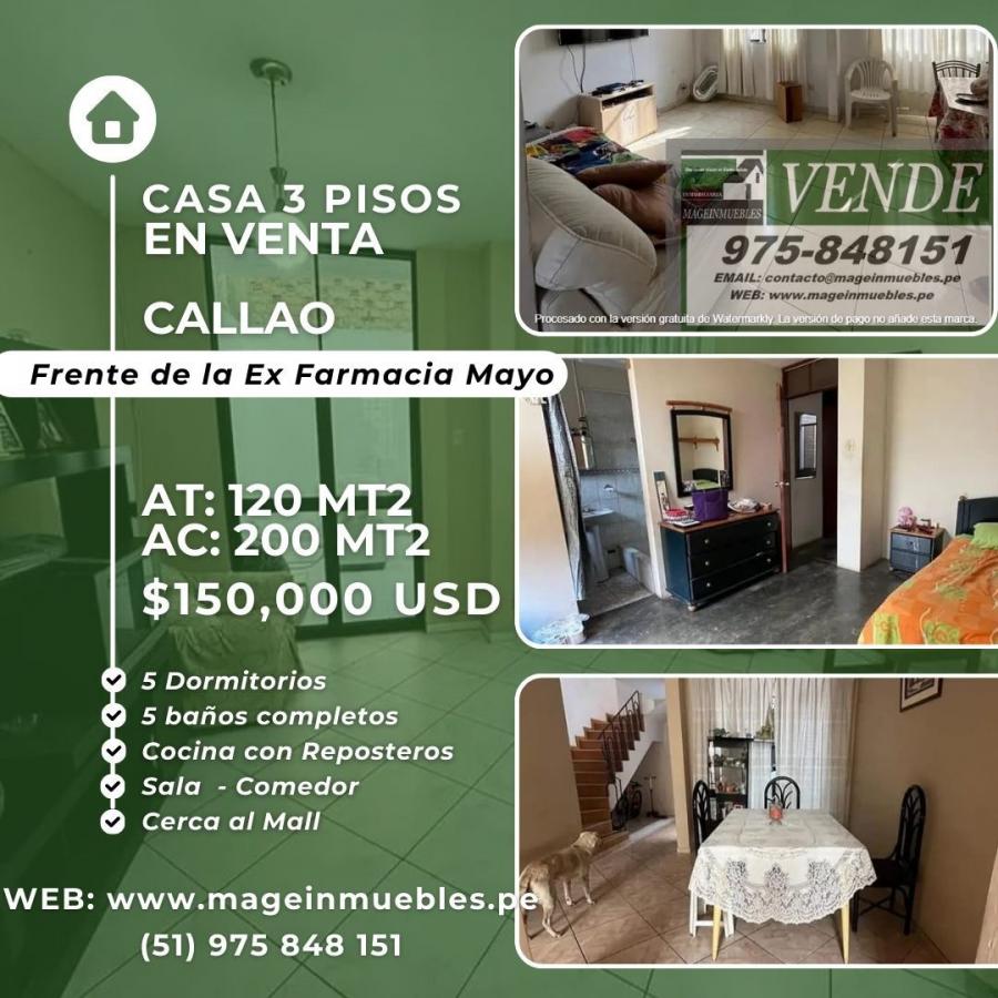 Foto Casa en Venta en Callao, Callao - U$D 150.000 - CAV40075 - BienesOnLine