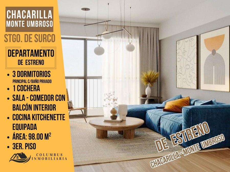 Foto Departamento en Venta en Chacarilla, Santiago De Surco, Lima - U$D 230.300 - DEV39281 - BienesOnLine