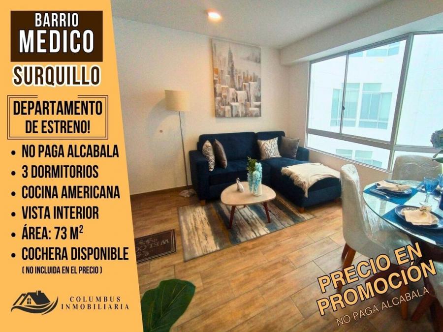 Departamento en Venta en Barrio Médico Surquillo, Lima