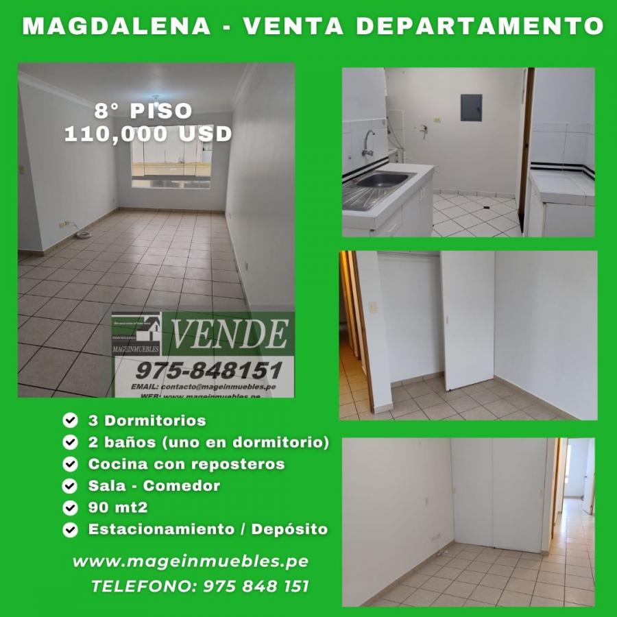 Foto Departamento en Venta en Magdalena del Mar, Lima - U$D 110.000 - DEV40082 - BienesOnLine