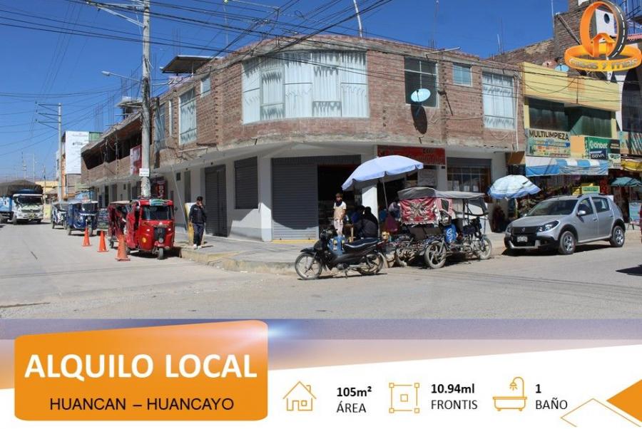 ALQUILO LOCAL COMERCIAL EN HUANCÁN – HUANCAYO