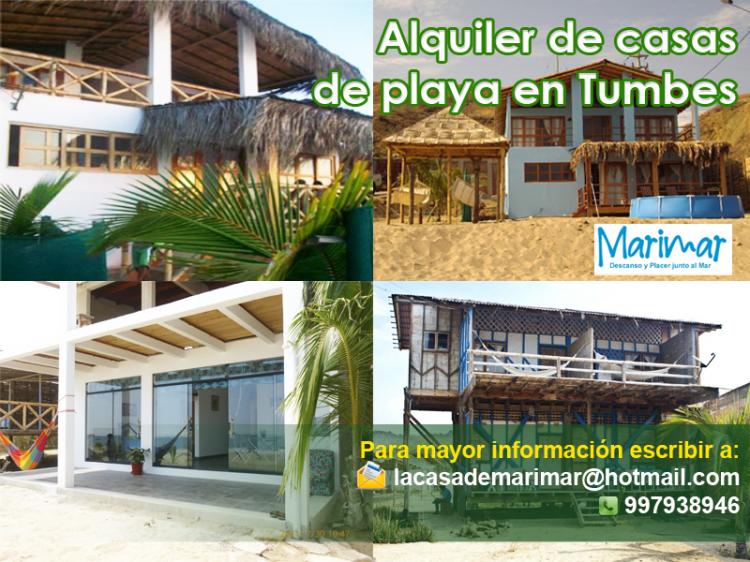 Alquiler de casas de playa en Tumbes