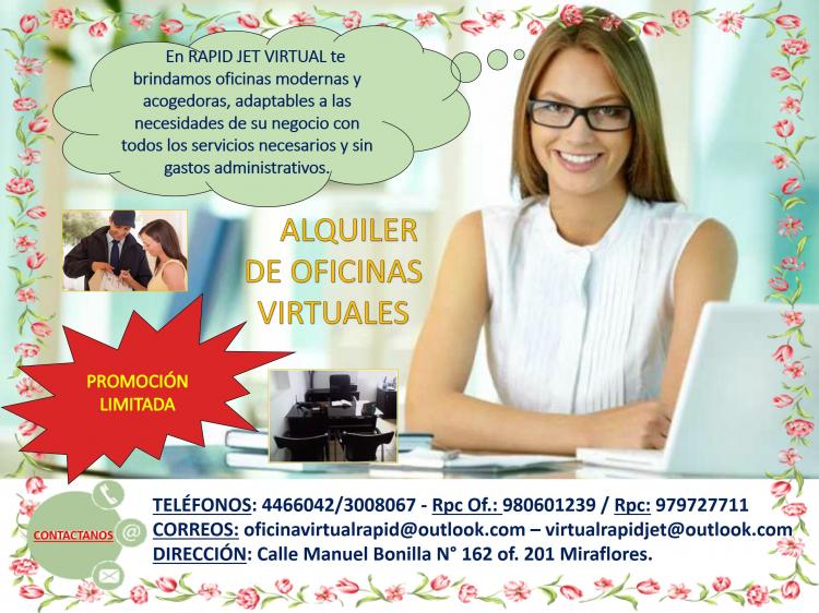 Foto Oficina en Alquiler en Miraflores, Lima, Lima - U$D 47 - OFA23542 - BienesOnLine