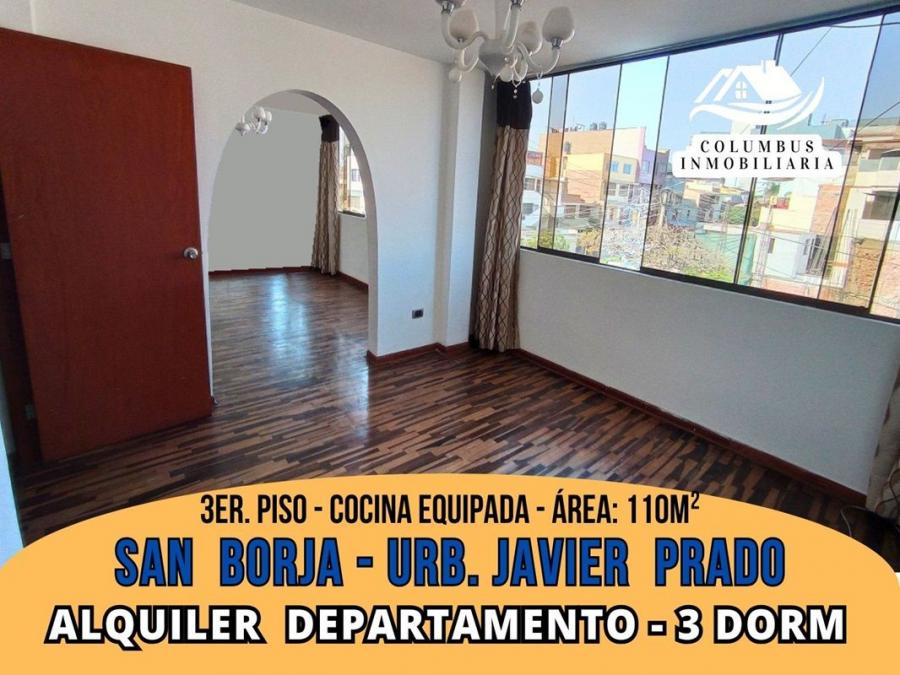 Departamento en Alquiler en Javier Prado 3ra. etapa San Borja, Lima