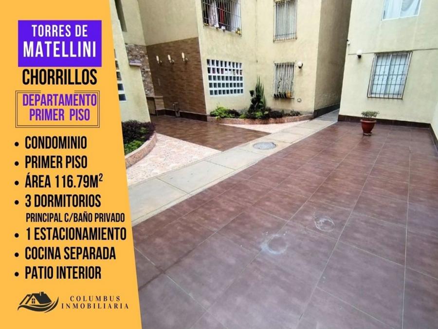 Foto Departamento en Venta en Torres de Matellini, Chorrillos, Lima - U$D 125.000 - DEV40119 - BienesOnLine