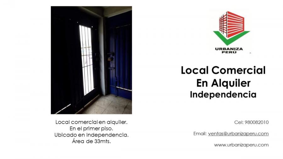 Foto Local en Alquiler en Independencia, Independencia, Lima - S/. 50 - LOA35236 - BienesOnLine