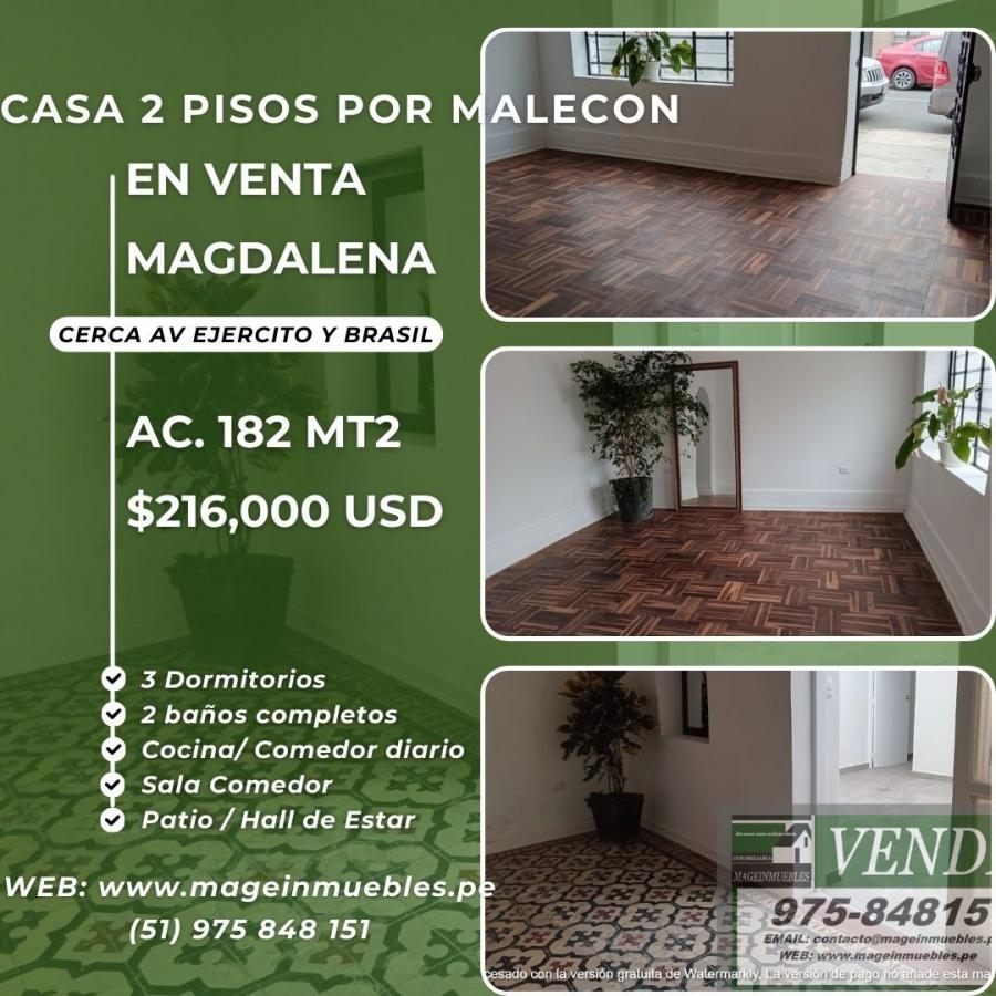 Foto Casa en Venta en Magdalena del Mar, Lima - U$D 216.000 - CAV40083 - BienesOnLine