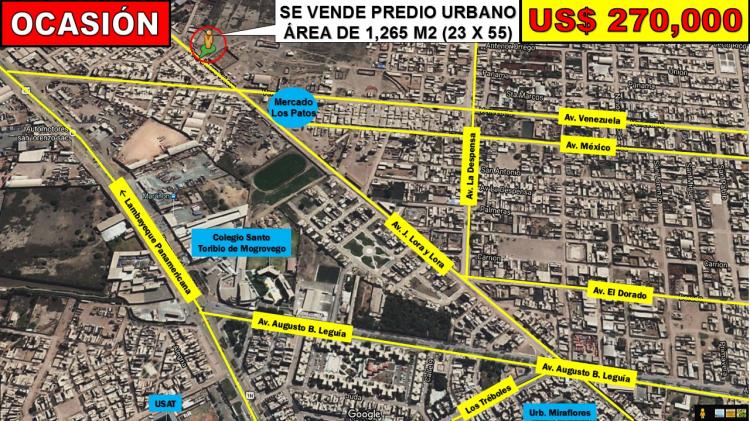 OCASIÓN: SE VENDE TERRENO URBANO 