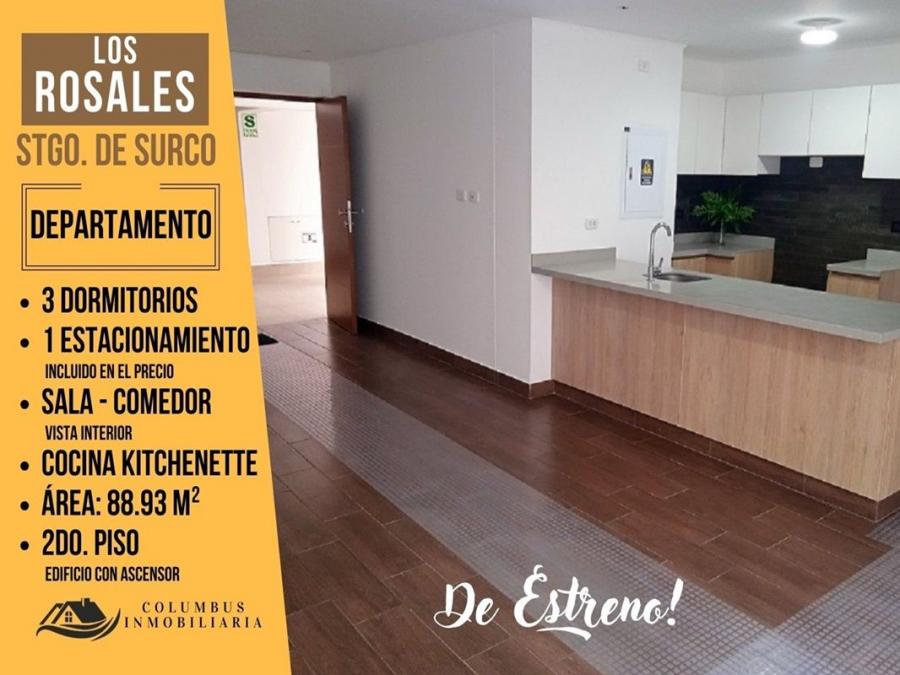 Foto Departamento en Venta en Los Rosales, Santiago De Surco, Lima - U$D 175.664 - DEV39776 - BienesOnLine