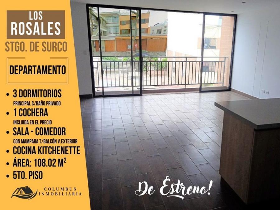 Foto Departamento en Venta en Los Rosales, Santiago De Surco, Lima - U$D 210.806 - DEV39800 - BienesOnLine