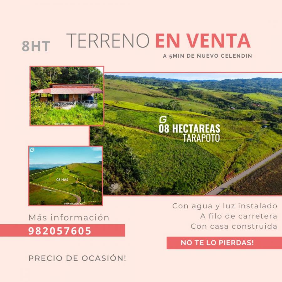 Foto Terreno en Venta en Tarapoto, San Martin - S/. 318.000 - TEV39903 - BienesOnLine