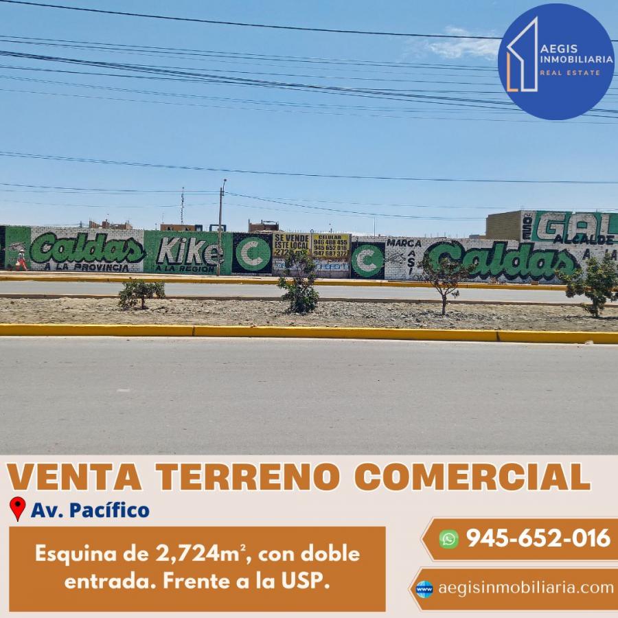 TERRENO GRANDE EN ESQUINA AV PACIFICO