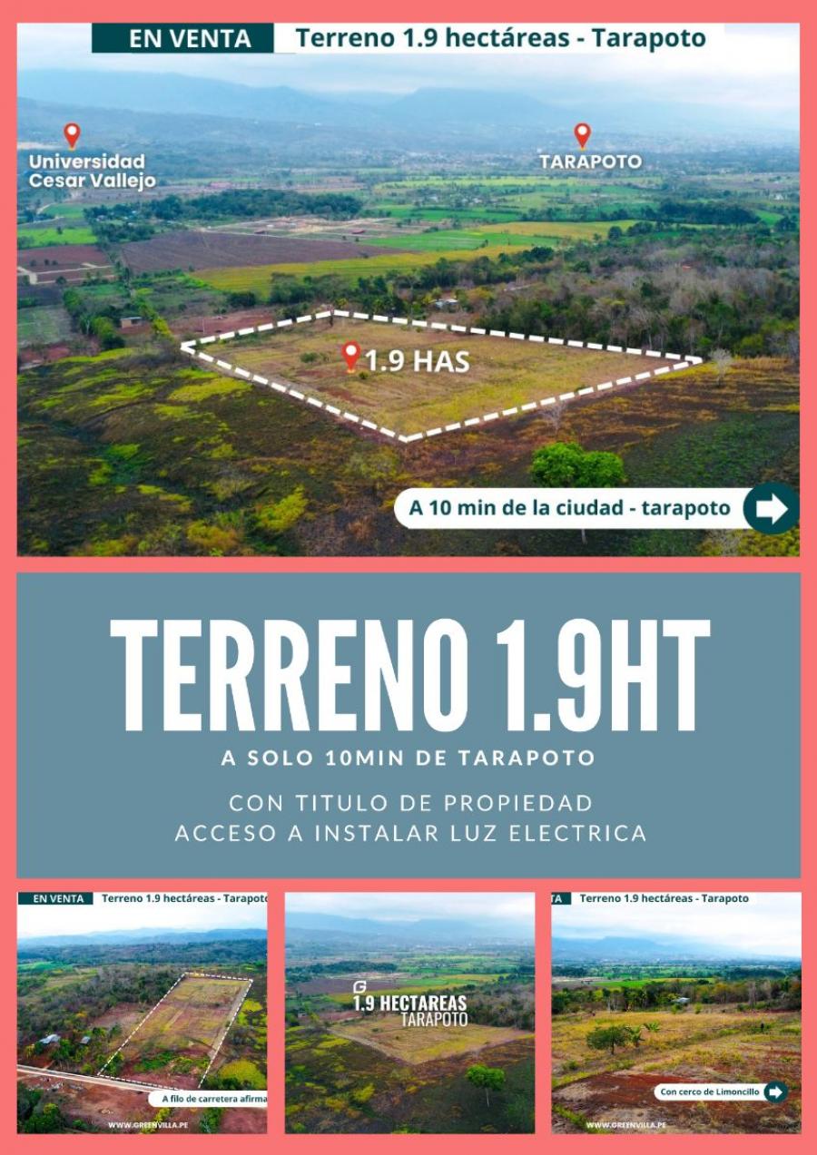 Foto Terreno en Venta en tarapoto, Tarapoto, San Martin - S/. 615.000 - TEV40155 - BienesOnLine