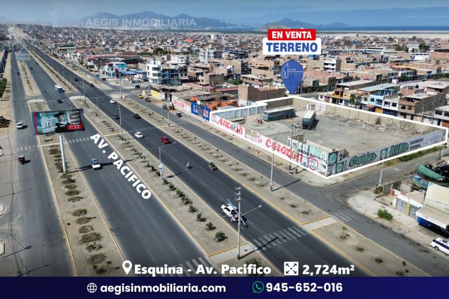 UNICO TERRENO GRANDE EN AV PACIFICO NUEVO CHIMBOTE