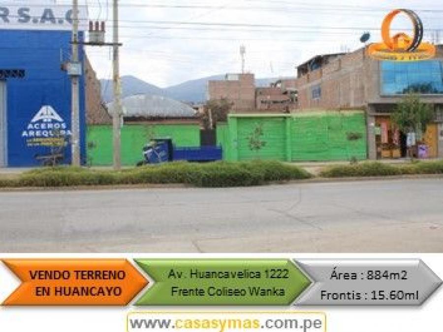 VENDO EXCELENTE TERRENO FRENTE AL COLISEO WANKA - HUANCAYO