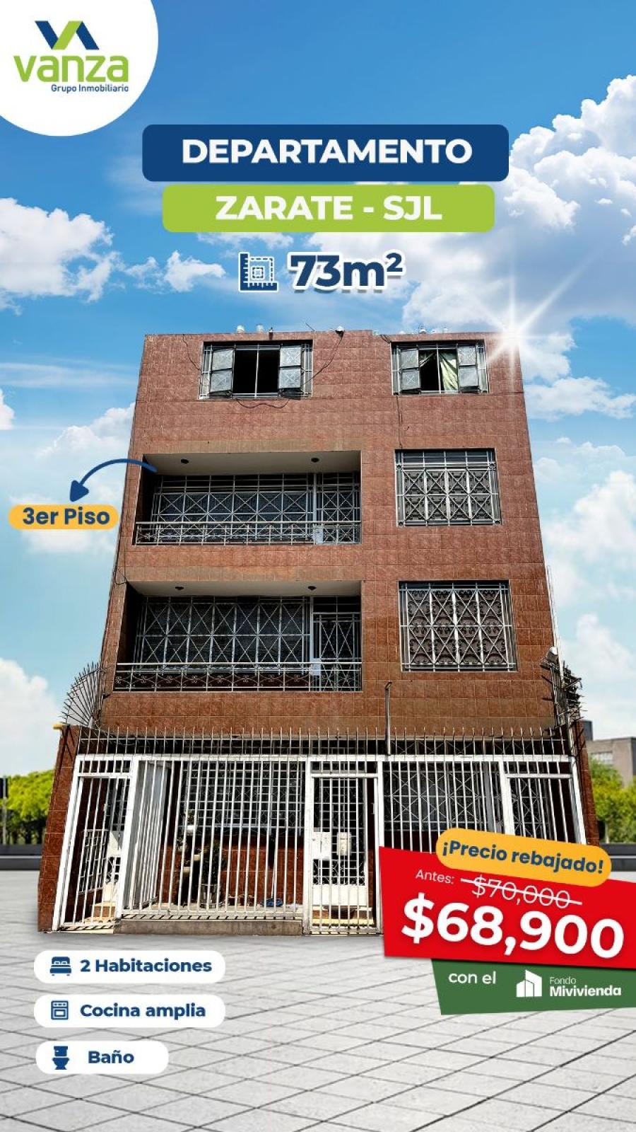 Departamento en Venta en SAN JUAN DE LURIGANCHO Lima, Lima