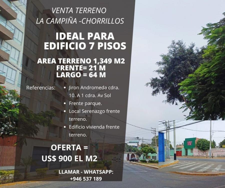 Foto Terreno en Venta en Chorrillos, Chorrillos, Lima - U$D 900 - TEV39429 - BienesOnLine