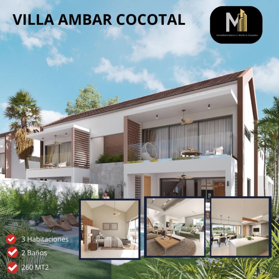 Vendo Villas Mirada Ámbar Cocotal  punta cana 