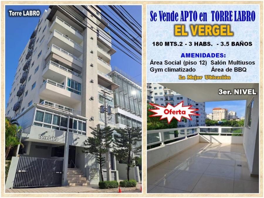 Foto Apartamento en Venta en EL VERGEL, La Esperilla, Distrito Nacional - U$D 255.000 - APV74975 - BienesOnLine