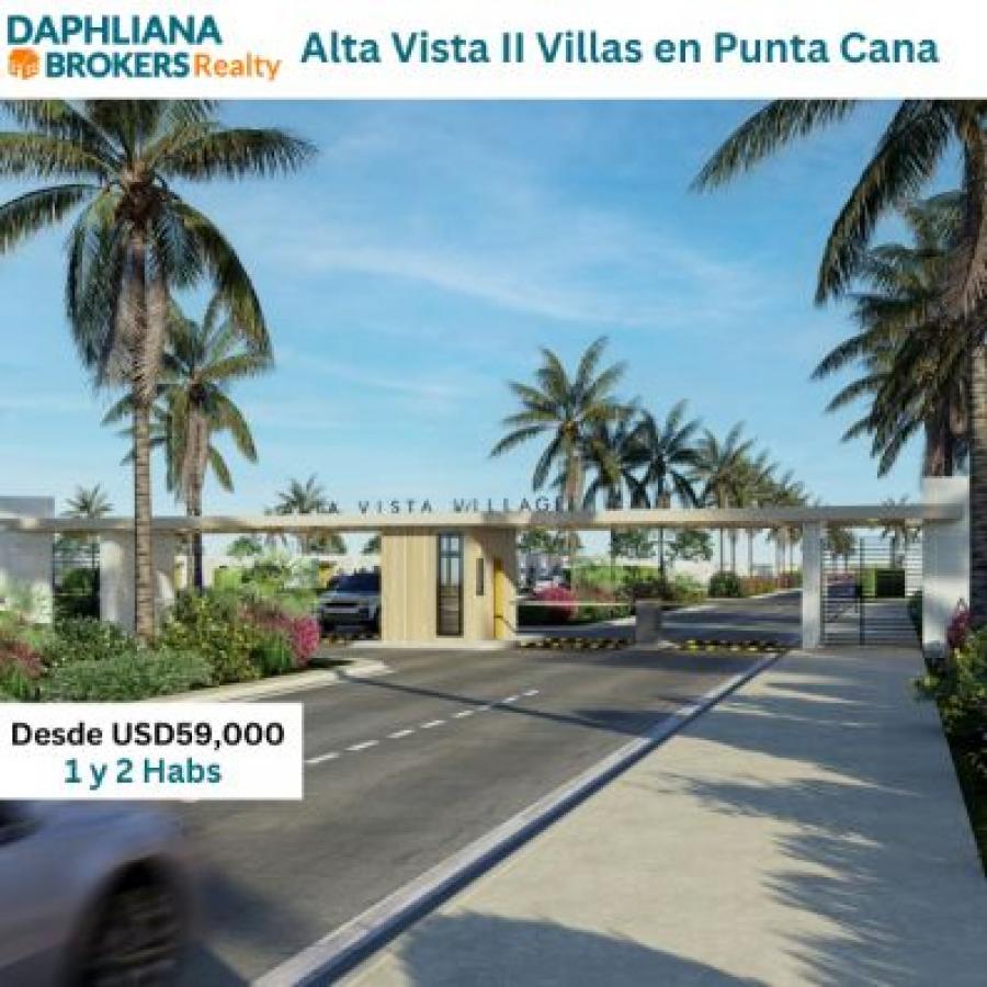 2, 3 recámaras en Bávaro|Alta Vista Village Condo de Villa   1 recámara en Bávaro } En construcción 