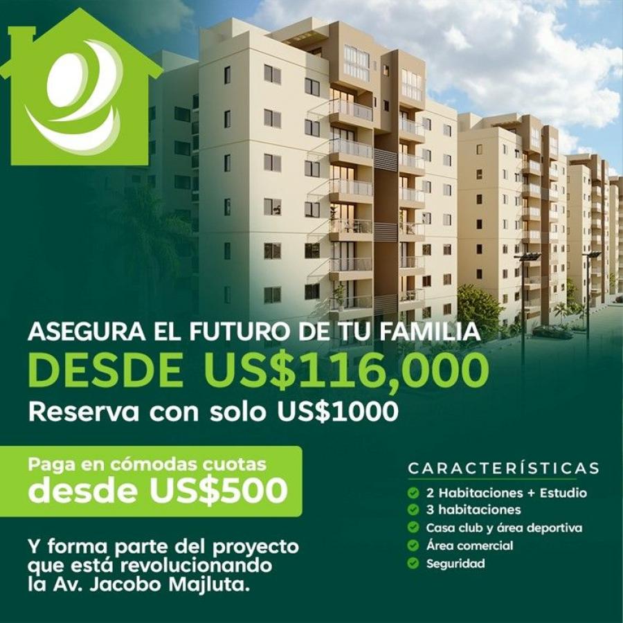 Foto Apartamento en Venta en Ave. Jacobo Majluta, Santo Domingo - U$D 128.000 - APV65214 - BienesOnLine