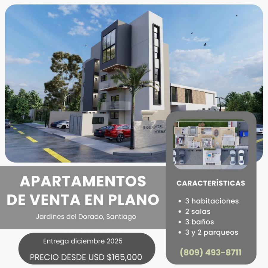 De venta apartamento en plano con patio en Jardines del Dorado