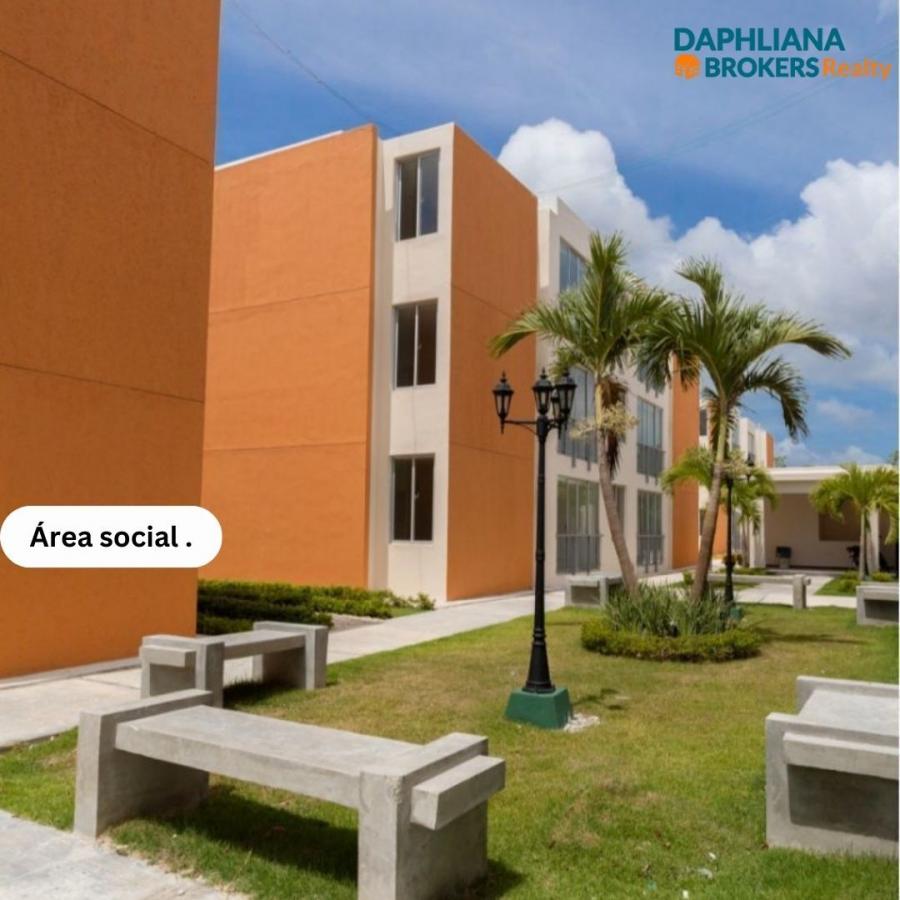 En renta condominios con 2 habitaciones  en Residencial Jardines I Pueblo Bávaro