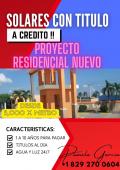 Solar en Venta en Villa Mella Santo Domingo Norte