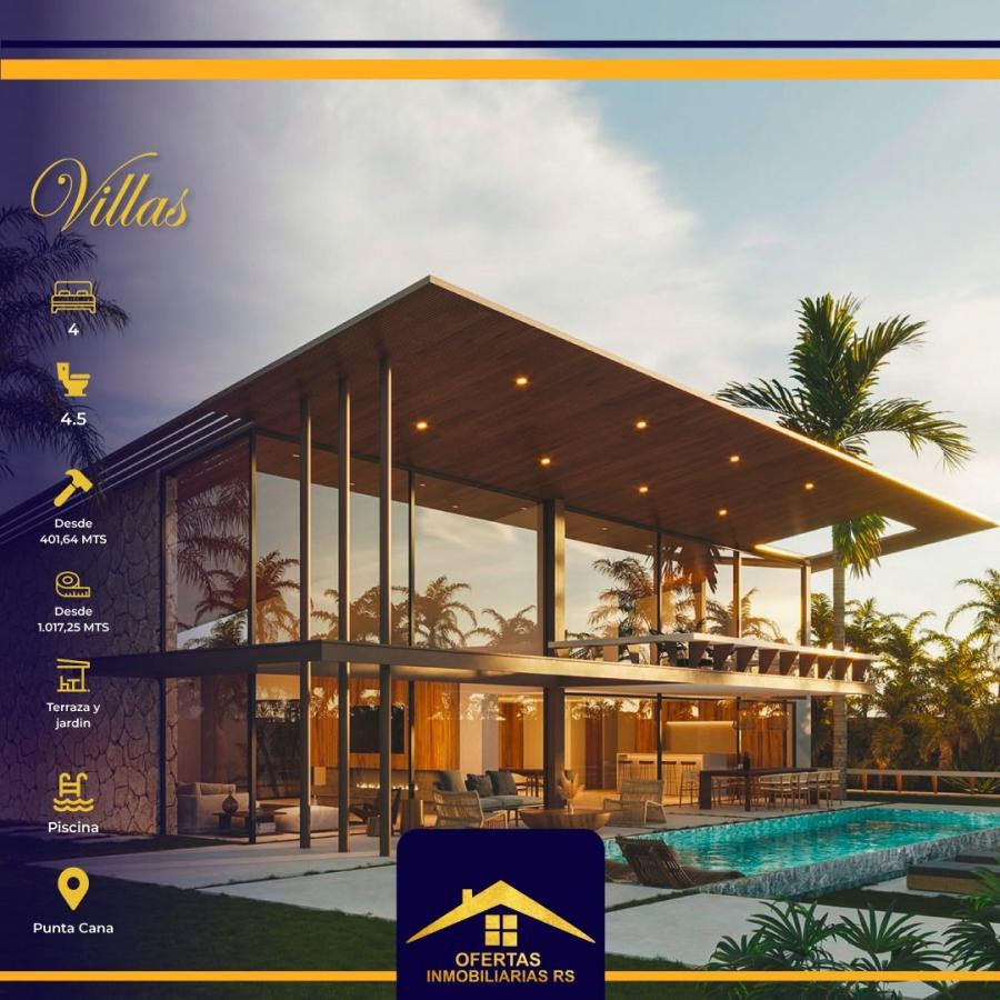 PROYECTO DE LUJOSAS VILLAS EN CAP CANA