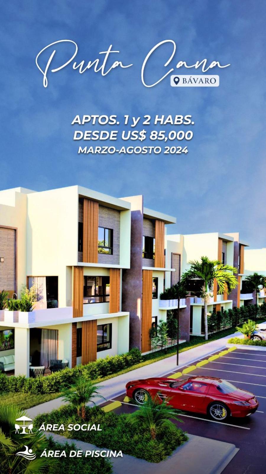 Vendo apartamento en el residencial Atabey: Punta Cana 