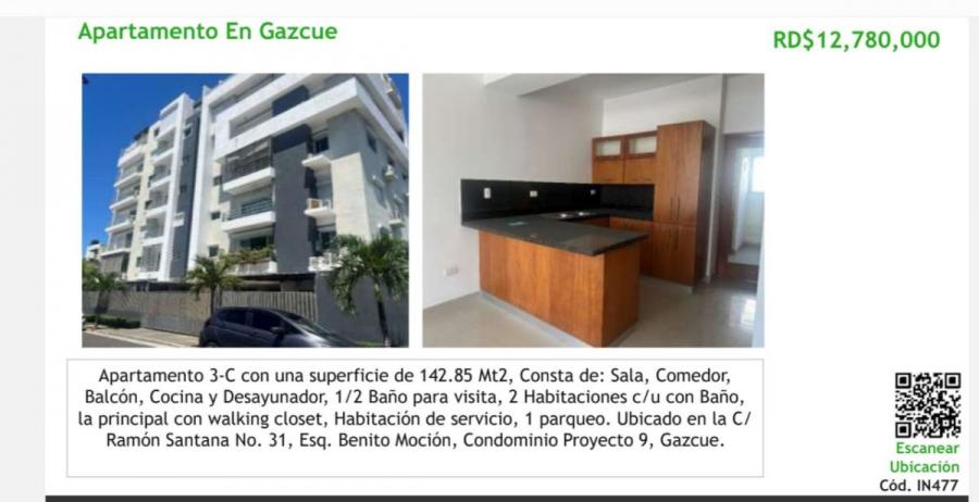 Foto Apartamento en Venta en GASCUE, Gazcue, Distrito Nacional - $ 12.779.998 - DEV76851 - BienesOnLine