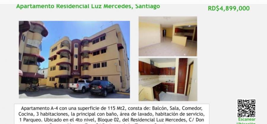 Foto Apartamento en Venta en SANTIAGO, Santiago de los Caballeros, Santiago - $ 4.899.000 - DEV76844 - BienesOnLine