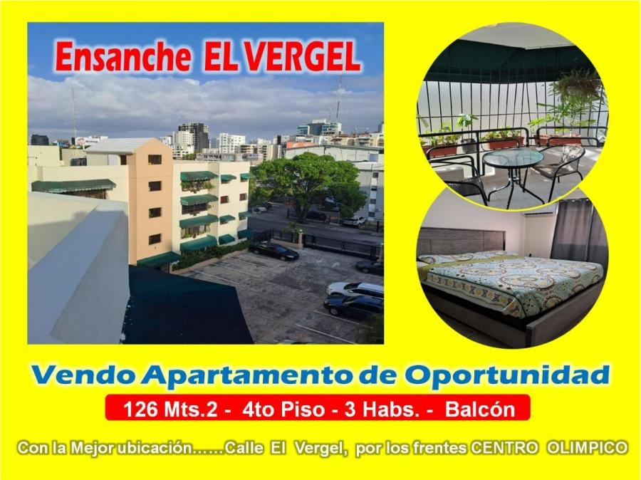 Foto Apartamento en Venta en EL VERGEL, La Esperilla, Distrito Nacional - $ 9.150.000 - APV72403 - BienesOnLine