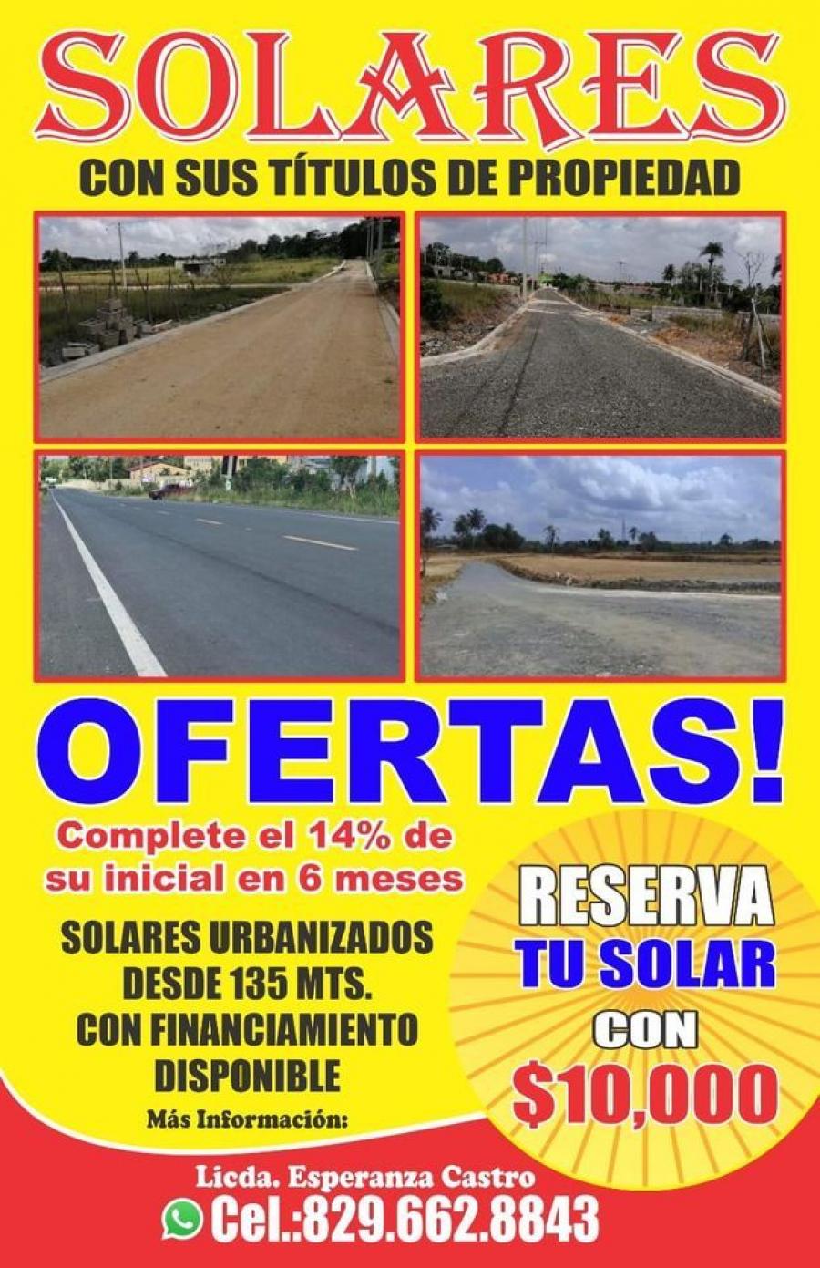 Foto Solar en Venta en SANTO DOMINGO NORTE, Santo Domingo Norte, Santo Domingo - $ 1.120.000 - SOV20589 - BienesOnLine