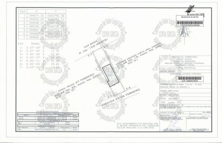 Foto Solar en Venta en El Milln, Distrito Nacional - U$D 1.200.000 - SOV71518 - BienesOnLine