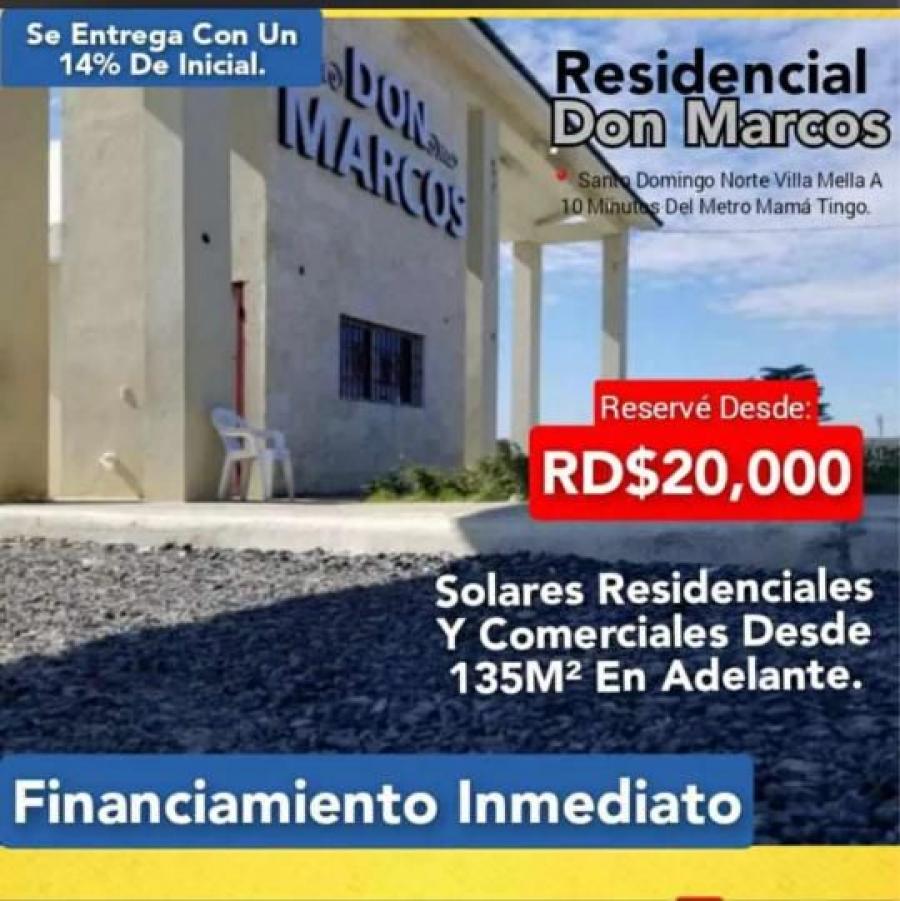 Foto Solar en Venta en Villa Mella, Santo Domingo Norte, Santo Domingo - $ 132.300 - SOV23607 - BienesOnLine