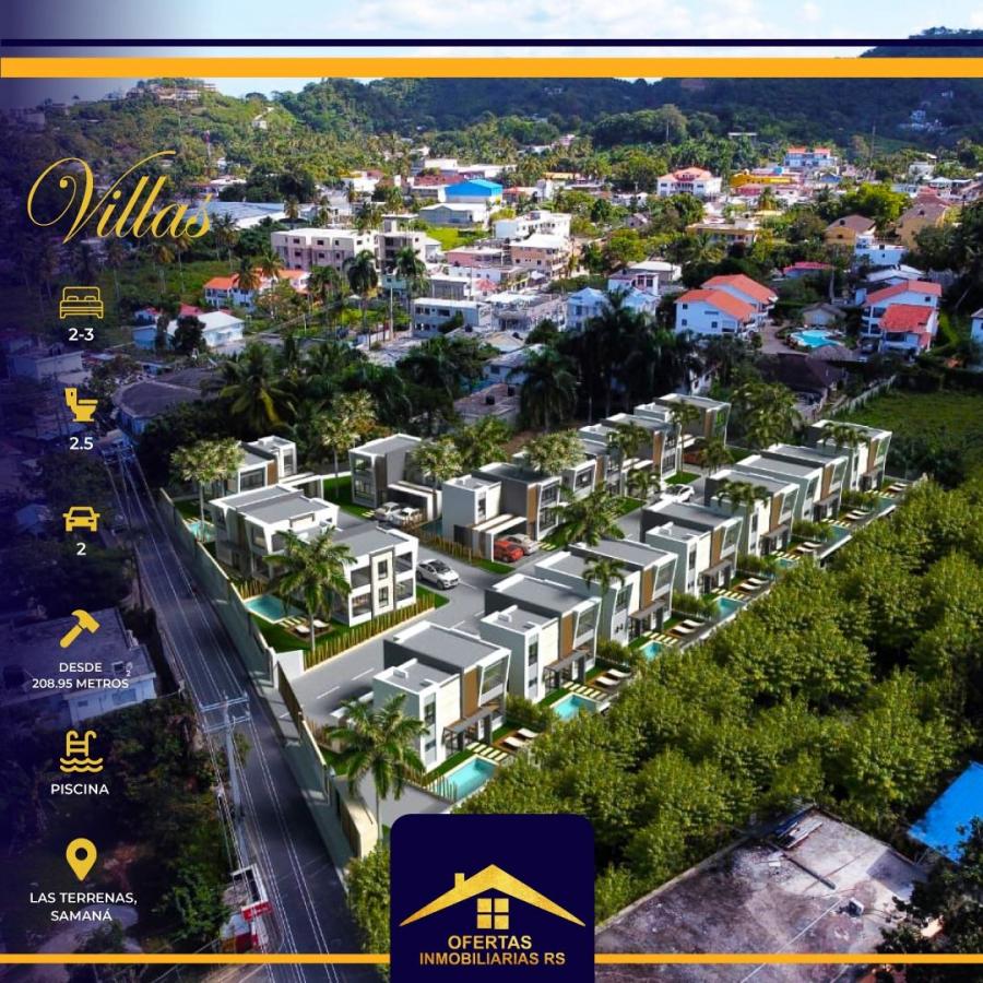 Villas de 2 y 3 habitaciones ubicadas en Las Terrenas, Samaná