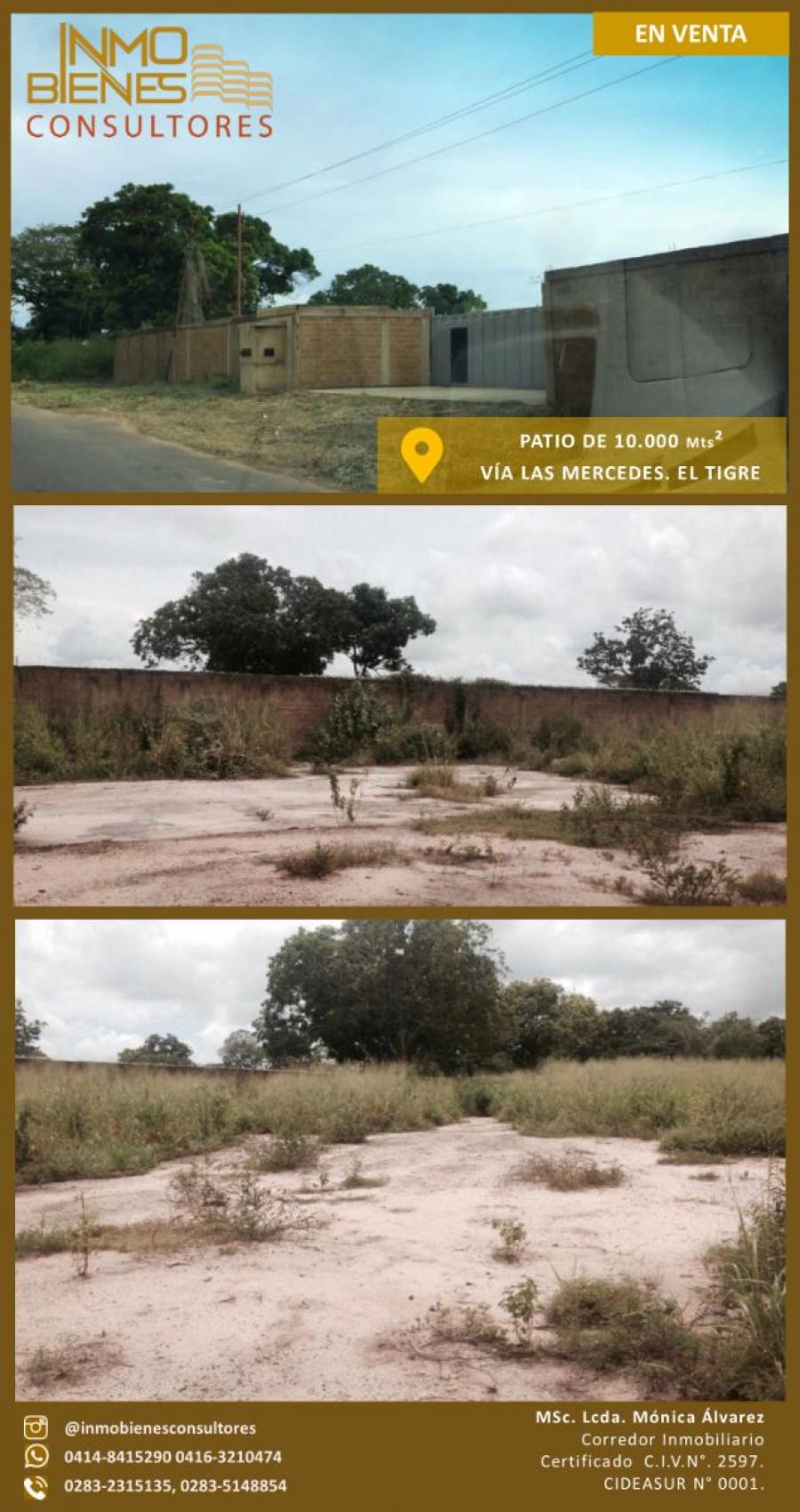 Foto Terreno en Venta en Edmundo Barrio, El Tigre, Anzoátegui - 1 hectareas - U$D 25.000 - TEV230926 - BienesOnLine