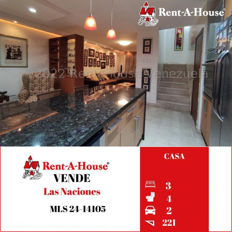 24-14105 VENTA DE CASA HERMOSA DE 3 NIVELES EN LAS NACIONES ...KAREMBERNAL