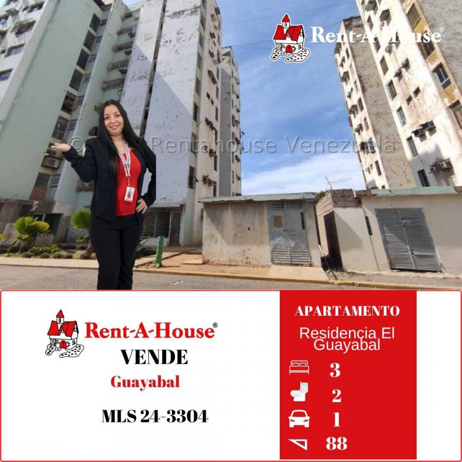 24-3304 APARTAMENTO EN RES GUAYABAL EN VENTA..KAREMBERNAL