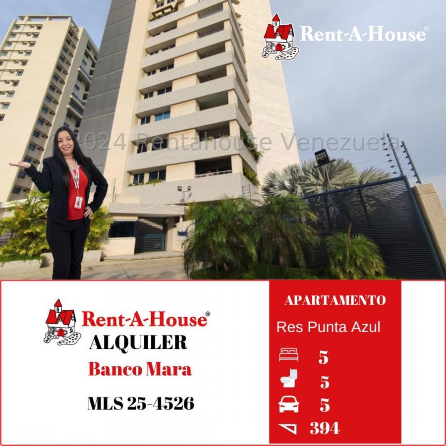 25-4526 ALQUILER DE APARTAMENTO AMOBLADO RES PUNTA AZUL ....KAREMBERNAL