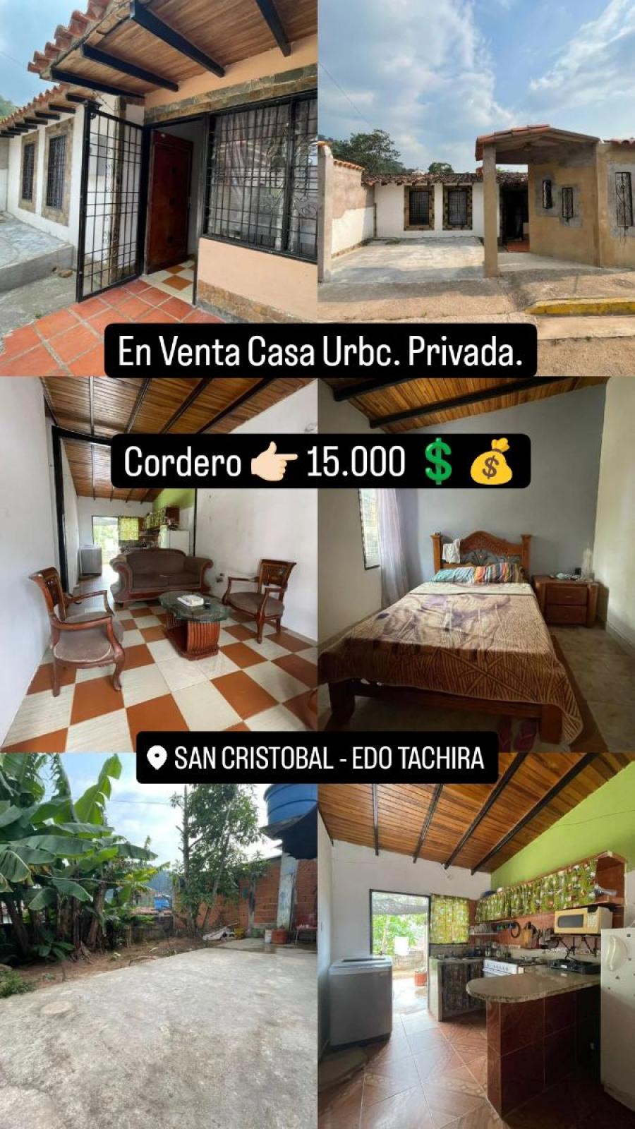 Foto Casa en Venta en San Cristbal, Tchira - U$D 15.000 - CAV232084 - BienesOnLine