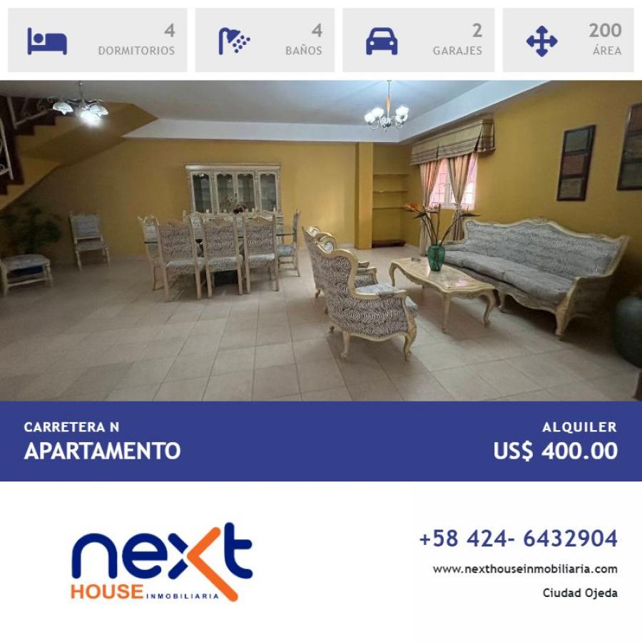 Foto Apartamento en Alquiler en Ciudad Ojeda, Zulia - U$D 400 - APA237180 - BienesOnLine